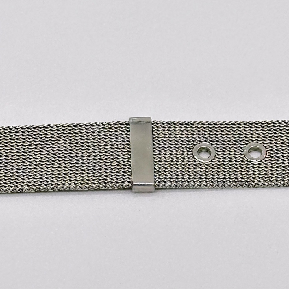 Rustic Cuff Stack Bundle Silver Mesh Buckle & Pur… - image 7